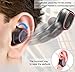 TOZO T8 True Wireless Stereo Headphones TWS Bluetooth In-Ear Earbuds with Charging Case Built-in Mic Headset. Premium Sound with Bass for Running Sport - Super Easy Pair