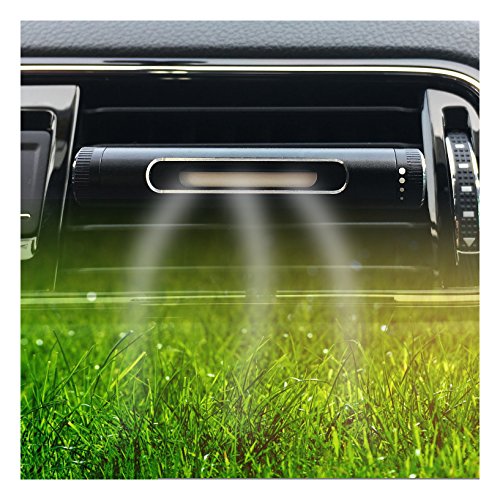 JIANFA Car Air Freshener Car Perfume Vehicle Air Vent Adjustable Aluminum Alloy Fragrance Diffuser Solid Perfume Bedroom/Wardrobe/Pet Houses with 4 Blank Sponge Sticks DIY Your Favorite Perfume
