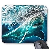 Mousepad Fractial Shark Print Mouse Mat