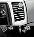 【2Pack】BRIGHTSHOW Car Fragrance Diffuser Vent Clip Car Air Freshener Perfume Clamp Aromatherapy Essential Oil Diffuser Stainless Steel Locket with Vent Clip and 10 Oil Refill Pads