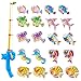Gudi Toy Bath Toy, (21 Piece) Magnetic Fishing Games,Floating Fishing Toy in Bathtub Bathroom Pool Bath Time for Boys Girls Toddler Child,Summer Water Toys Fishing Toy for Kids Party Favors