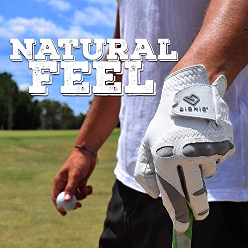 Bionic Gloves Men’s PerformanceGrip Pro Premium Golf Glove made from Long Lasting, Genuine