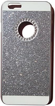 iPhone 6 Case, smalleye-island Diamond Hybrid Glitter Bling Crystal Shiny Sparkling Case Cover for iPhone 6/6s 4.7 inch (Silver)