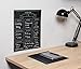 Juvale Weekly Planner for Walls Peel and Stick 16 x 13 Inches (Set of 6)