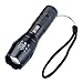 BYGO Flashlight Rechargeable Battery 5 Light Modes and Adjustable Focus Shockproof Waterproof （1892）