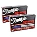 Sharpie Permanent Markers, Fine Point, Blue Ink (24-Pack, Blue (Extreme))