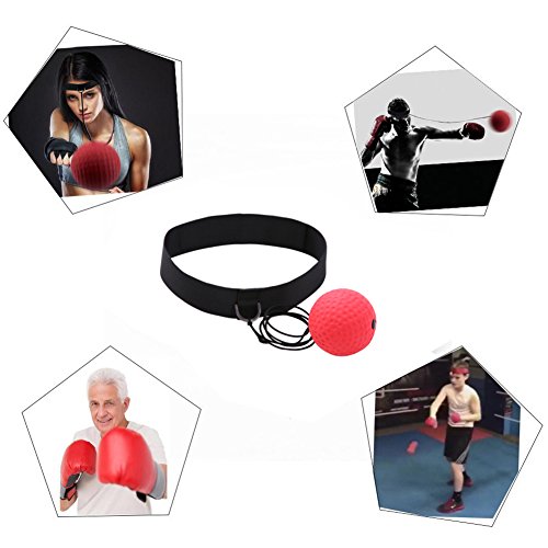 image for LETSQK Fight Boxing Reflex Ball Great for Hand Eye Coordination Traini