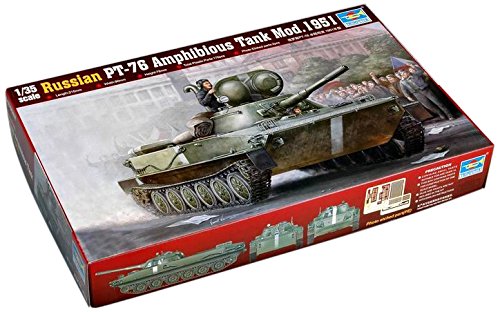 Trumpeter PT-76 Amphibious Tank Model 1951