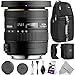 Sigma 10-20mm f/3.5 EX DC HSM ELD SLD Wide-Angle Lens for Nikon DSLR Cameras with Altura Photo Essential Accessory Bundle