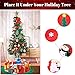 AGM Christmas Tree Skirt, 40'' Xmas Ornaments for Christmas Holiday Indoor Outdoor Decoration