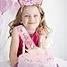 Unicorn Headband and Birthday Girl Sash Set, Gold Glitter Unicorn Horn & Pink Satin Sash for Unicorn Birthday Girl Set Happy Birthday Party Supplies Favors and Decorations