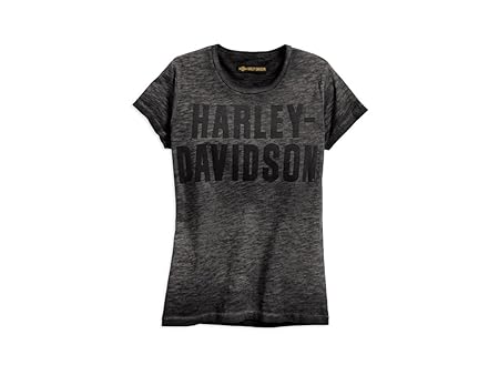 HARLEY-DAVIDSON Jersey Applique Tee Damen T-Shirt, 99050-18VW, L-Lady