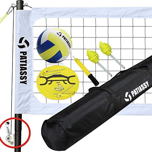 Professional Portable Volleyball Net and Ball Set System for Outdoor