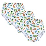 Little Boy Potty Training Pants 3-Pack - Colorful Dinosaur Design - Size 3T