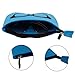 ZZ Sanity (3PCS Portable Zipper Soft Case Eyesglasses Box Makeup Pouch Purse Bag (3-PCS)