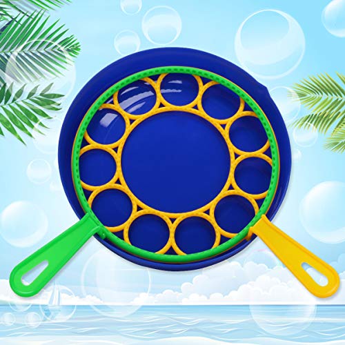 B bangcool Bubble Wands Set - Big Bubbles Wand Funny Bubbles Maker, Nice for Outdoor Playtime & Birthday Party & Games, Suitable for All Age People (15 PCS)