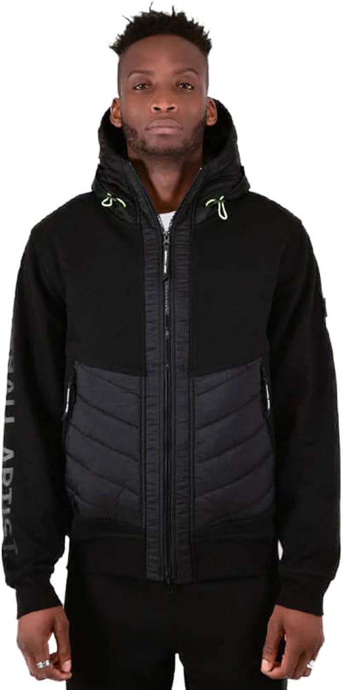 Marshall Artist Alpine Full Zip Hooded Jacket Black