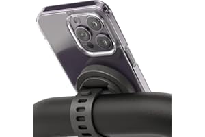 ClipGrip Strong Magnetic Bar Mount, Gym Fitness Phone Mount for Magsafe, Steering Wheel Phone Holder with Adjustable Strap,Fit for Gym, Stroller, Wrist, Shopping Cart, Exercise Bikes