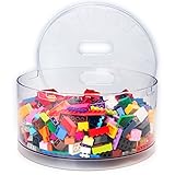 BLOKPOD • Lego Storage Bin for Crafts & Toys• Multipurpose Stackable Plastic Parts Organizer • Transparent Box • 15 YEAR WARRANTY