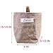 Goldblue 2 Pcs Mini Hanging Storage Bag Cotton Linen Small Storage Basket Decor Bin Bag for Wall Door Closet