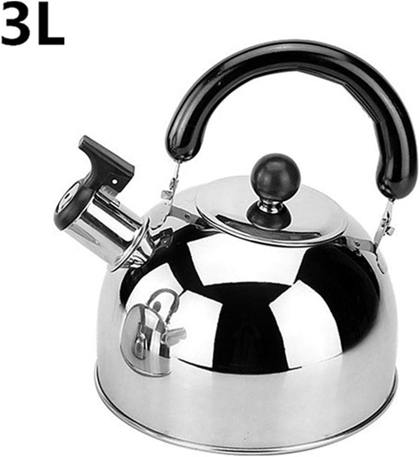 Bollitore Fornello Gas Bollitore A Fischio In Acciaio Inox 2,5L - Per Fornelli A Gas E Campeggio Bollitore Portatile - Foto 13