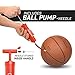 GoSports Indoor/Outdoor Rubber Basketball Six Pack with Pump & Carrying Bag