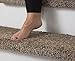 Tread Comfort Caprice Bullnose Carpet Stair Tread with Adhesive Padding, by (Single 27