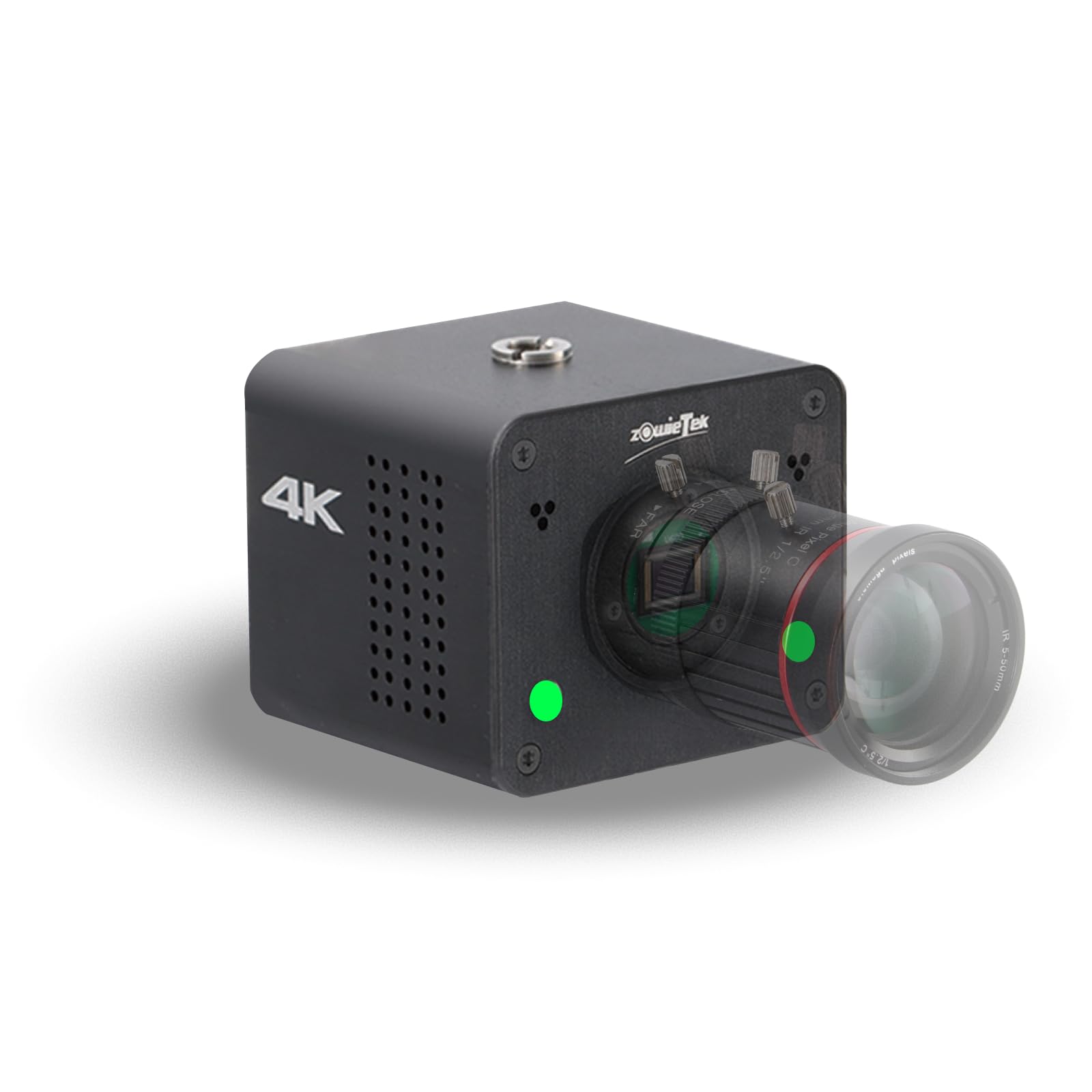 zowietek 4K NDI|HX3 POV Box Camera PoE, ZowieCam, Webcam, Simultaneously HDMI & SDI Output, RTSP/RTMP(s)/SRT, Standalone Live Streaming to Youtube for Webcast, Meeting, Teaching & Gaming (CS)