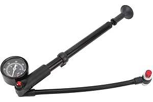 Shock Pump, High-Pressure 300PSI Mountain Bike Suspension Pump for Front Fork & Rear Shock, for Mountain Biking and Trail Rid