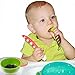Mash & Serve Baby Bowl Set with Toddler Training Spoon & Fork Also Comes with A Travel Case - Makes A Great Gift