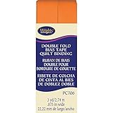 Wrights Double Fold Quilt Binding, 7/8 by 3-Yard, Orange Peel