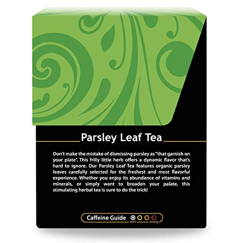 Buddha Teas - Organic Parsley Leaf Tea - Herbal Tea - For Health & Wellbeing - With Antioxidants & Minerals - Clean Ingredients - Caffeine Free - OU Kosher & Non-GMO - 18 Tea Bags (Pack of 1)