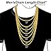14K Solid Yellow Gold 1.5mm Cuban Curb Link Chain Necklace- Made in Italy- 16