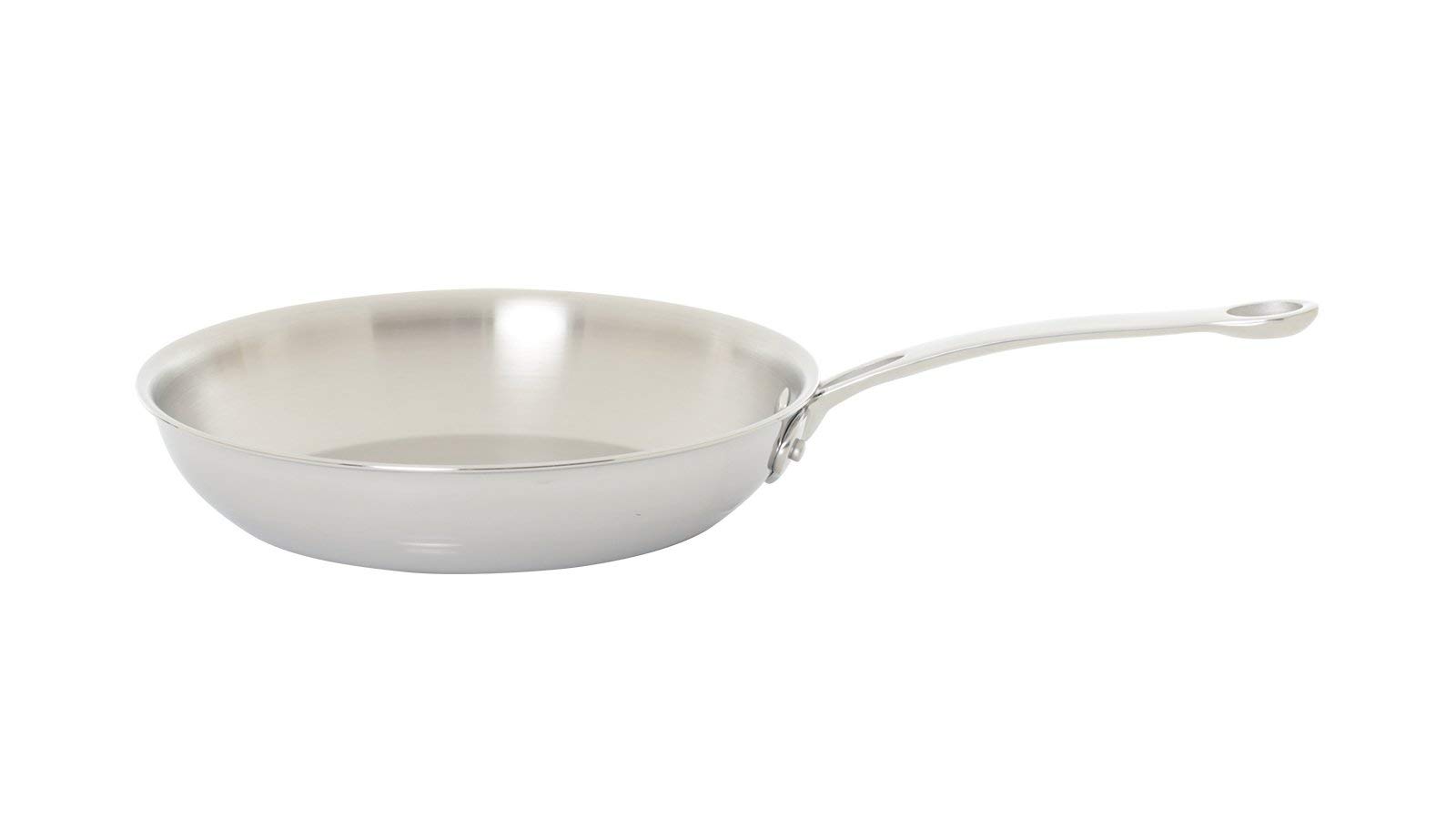 Proware Stainless Steel Tri-Ply Frying Pan (24cm Stainless Steel Interior)