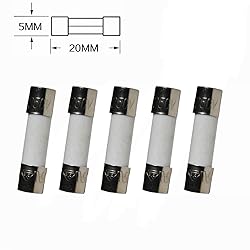 10Pcs F6AL250V 5x20mm 6A Fast Blow Fuse Fuse 6AL