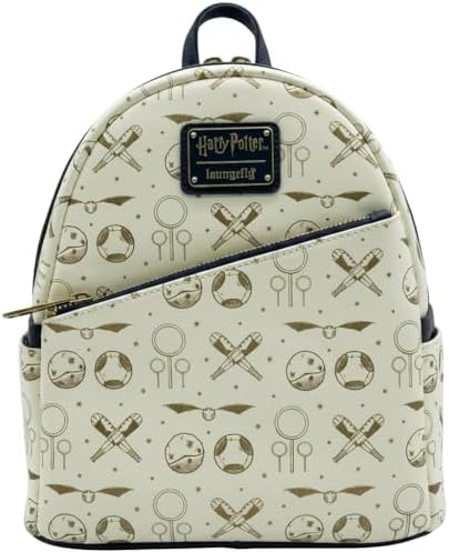 Loungefly Warner Brothers Harry Potter Golden Hogwarts Mini Backpack Amazon.com: Loungefly Harry Potter Golden Hogwarts Mini  main image 2
