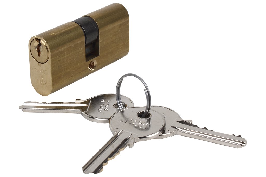 Cofan 31073040 European Oval Cylinder, 30/40 30/40-Long Cam-Brass