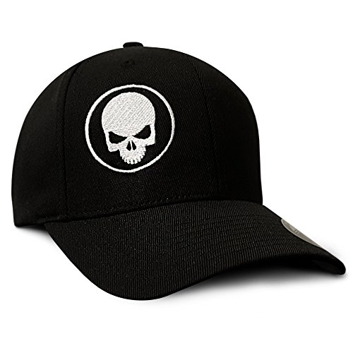 Military Skull United We Stand Baseball Hat Black Large X-Large