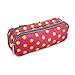 J World New York Girls' Jojo 01 Pencil Case, Pink Buttons