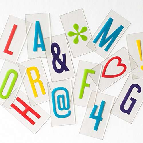 Extra Vibrant Color Pack - 100 color letters for the Original My Cinema Lightbox - A4 size