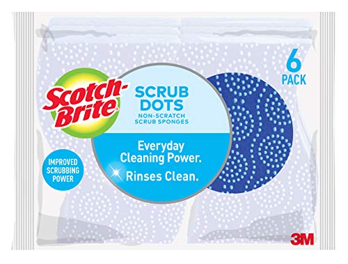 Scotch-Brite Scrub Dots Non-Scratch Scrub Sponge 6 Scrub Sponges