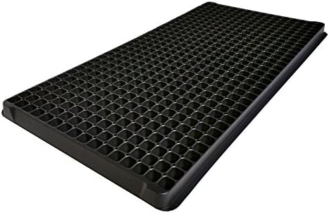 5 Pack of 512 Cell Plug Trays for Starting Seeds and Cuttings - Made in USA - Reusable, Recyclable for Garden, Greenhouse, Hydroponics (512) …