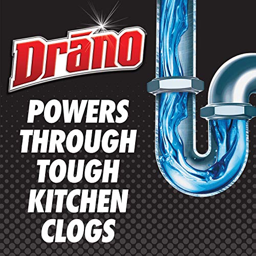 Drano Kitchen Granules Drain Clog Remover and Cleaner, Unclogs blockage
