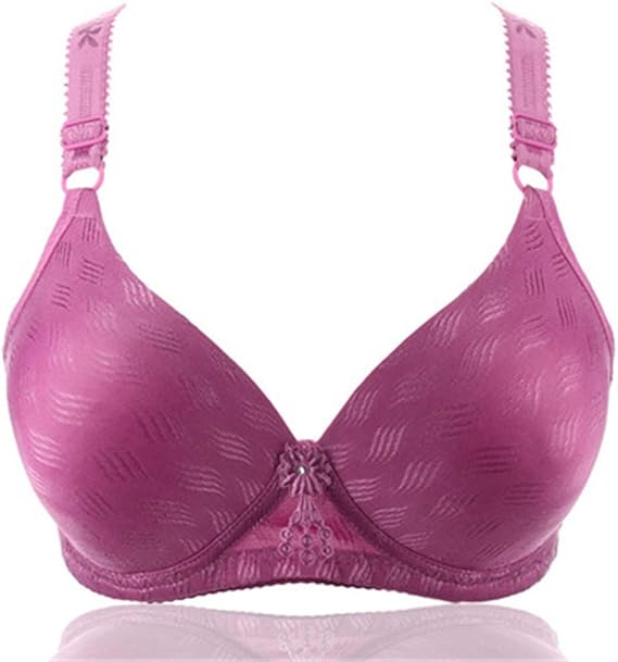 VELWINGS Smooth Comfort Bra Wirefree Thin Soft Padded Bras for Women A