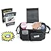 Wifelab Stroller Organizer | Non-Slip Universal Fit | Bonus Baby Wipes Case | Premium Lightweight Design With Extra Large Storage | Best For Smart Busy Moms | Black