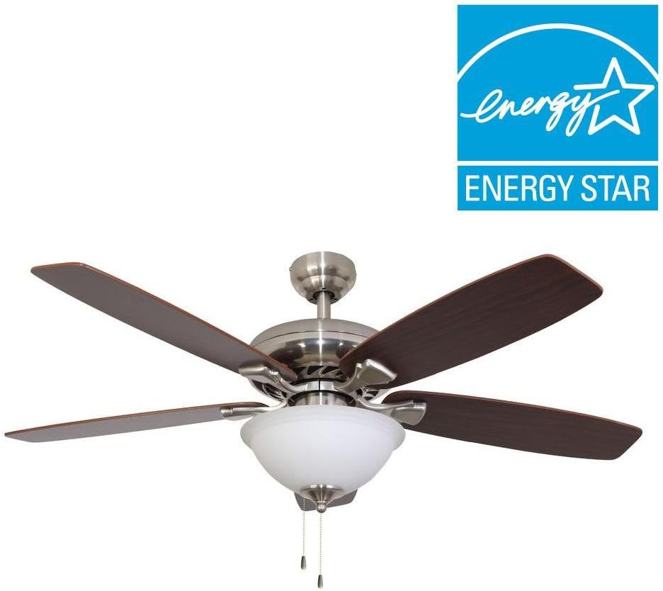 Sahara Fans Ardmore 52 In Brushed Nickel Energy Star Ceiling Fan