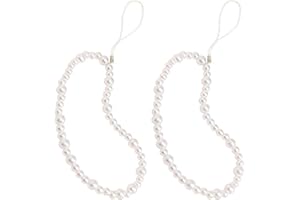 Staqlo Phone Charms Strap Beads Pearl Bracelet Cute Wristlet Lanyards
