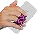 LAZY-HANDS 2-Loop Phone Grip - FITS Most - Black & Pink Checkers