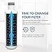 GLACIER FRESH RO Under Sink Reverse Osmosis System, Tankless, no electric drive, 0.45G/min high flow, 2.5:1 drain ratio. Effectively removes lead, heavy metals, PFOA, PFOS U03 water filter