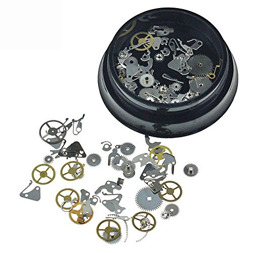 Metal Nail Art Decoration Punk Machinery Gear Boxes Mixed Nail Stick Decoration